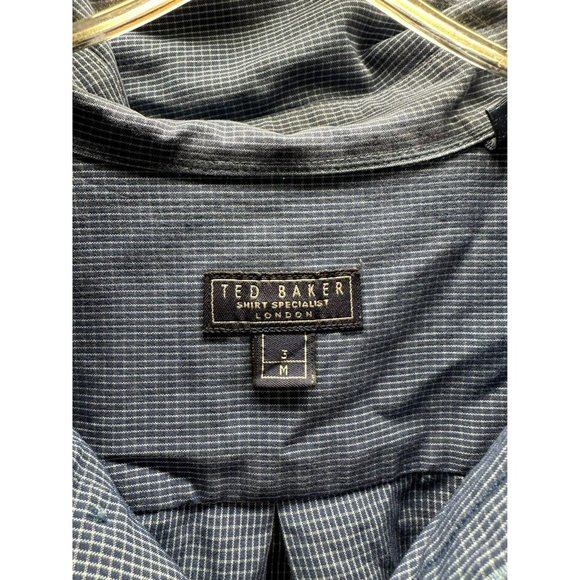 Ted Baker Long Sleeve Button Up Size 3 Medium - Picture 2 of 3